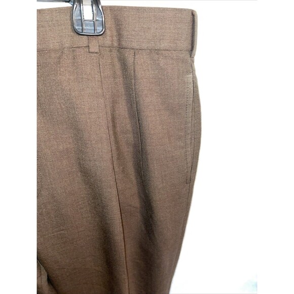 Brooks Brothers Saxxon Men’s Dress Pants Size 34x29 Brown Business Formal Party - Picture 4 of 12